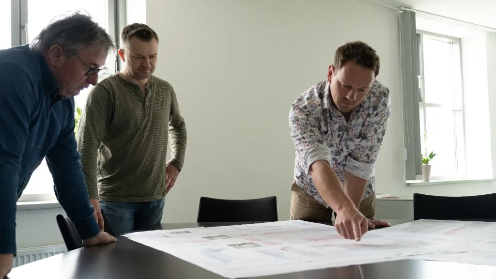 SMW-Team bei der gemeinsamen Projektplanung